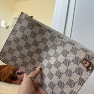 Louis Vuitton Vintage Damier Pouch (Refurbished/Auth Repurposed LV Material)